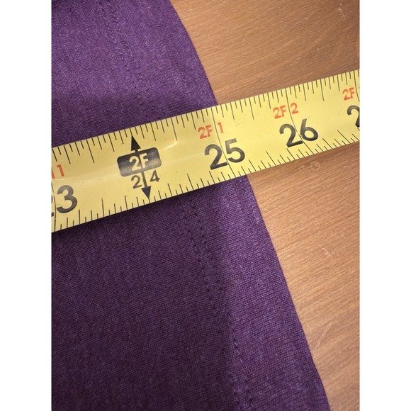 Lauren Ralph Lauren Women's Purple Boat Neck Button Accent Top Size Large - Picture 5 of 5